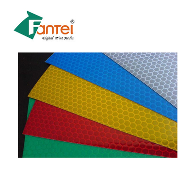 ISO Reflektif Melenturkan Banner 50M, Lembar Reflektif PVC Untuk Pencetakan Panel Tanda
