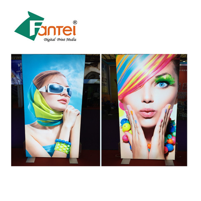 FENGTAI Warp Knit Pull Up Spanduk Tampilan Tahan Angin Disesuaikan