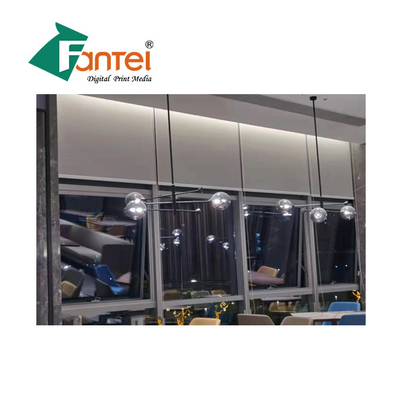 No Winding Blackout Blinds Bahan Kain Fiberglass 560GSM