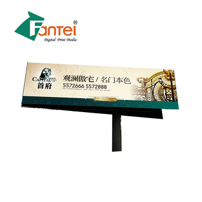 Spanduk Luar Ruang Kustom Digital Printing Melenturkan Banner 320gsm 9.5oz 300D*500D
