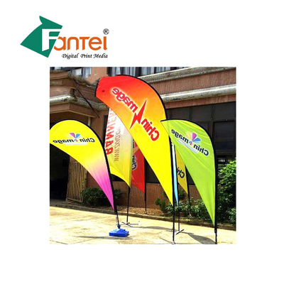 Polyester Outdoor Mesh Fabric Dye Sublimation, spanduk gulung yang dipersonalisasi