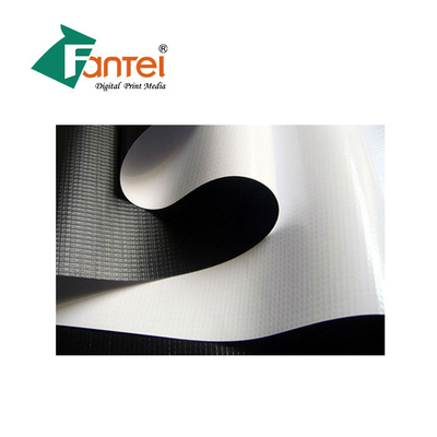 Putih 100m 700gsm PVC Blockout Banner Pencetakan Format Lebar Tinta UV