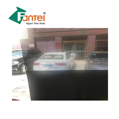 Privasi Tirai Mesh PVC Banner, Spanduk Mesh Tahan Api Dengan Liner