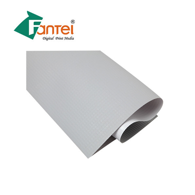 13oz 500DX500D Spanduk PVC Luar Ruangan Abu-abu Kembali Digital Printing Banner