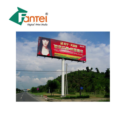 Eco Solvent PVC Melenturkan Banner 410gsm 300DX500D Bahan Cetak Digital